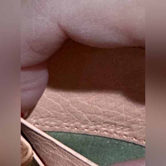 Chloe Light Pink Long Zippy Bow Wallet - Picture 5 of 13